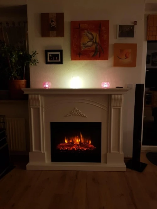 Cheminée électrique décorative 
