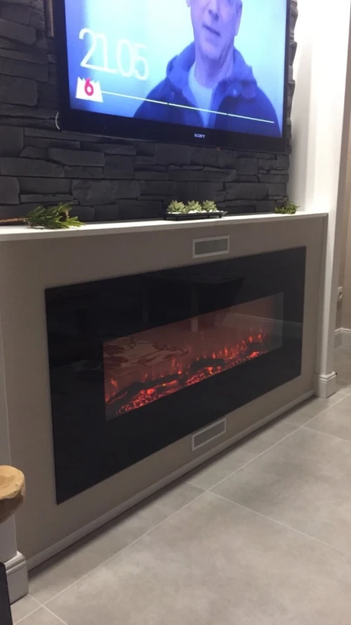 Cheminée électrique décorative 