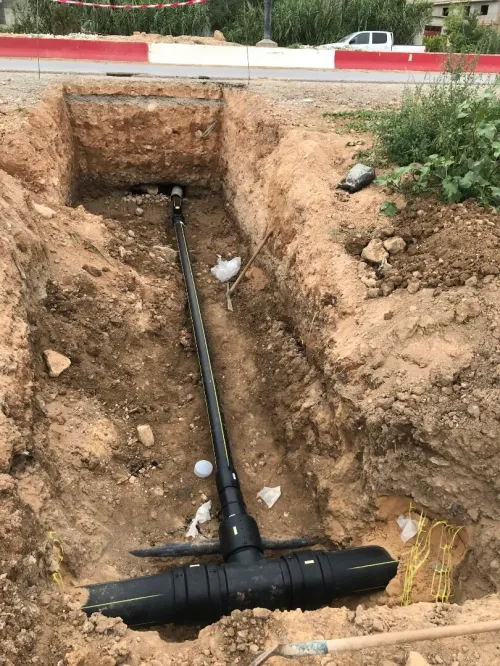 Entreprise travaux gaz et eau  Soudure de tous les diamètres de PEHD bout à bout 