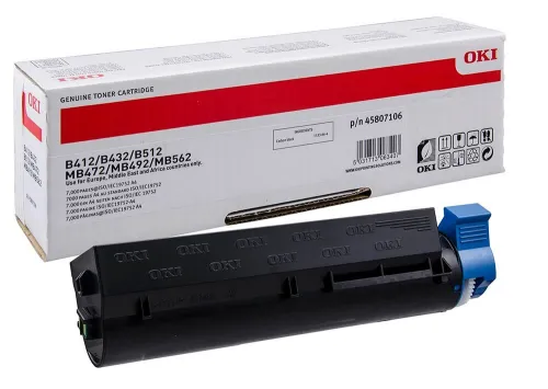 Toner laser OKi B412-B432-B512-MB472-MB492-MB562