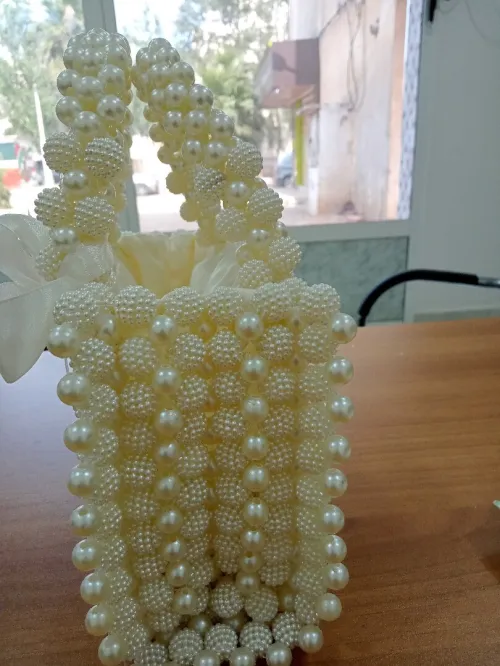 Sac fête mariage blanc