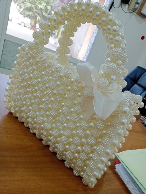 Sac fête mariage blanc