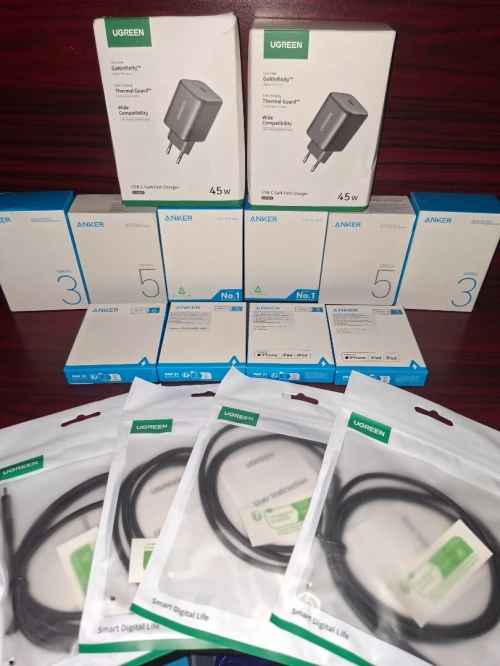 Anker 20w, 30w, 45w (Chargeurs et Cables)