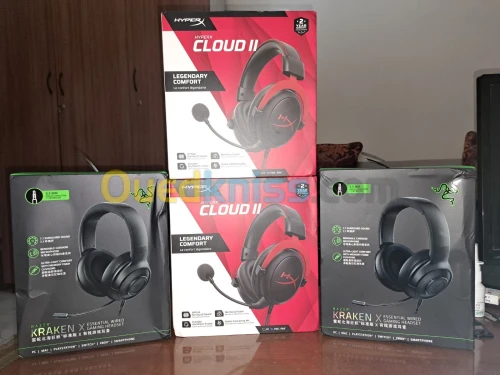 Hyperx Cloud 2 ll, Razer Kraken X 