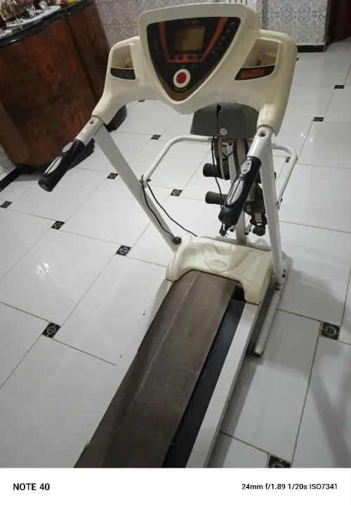 Tapis roulant en panne 