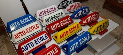 Panneaux de toit auto ecole