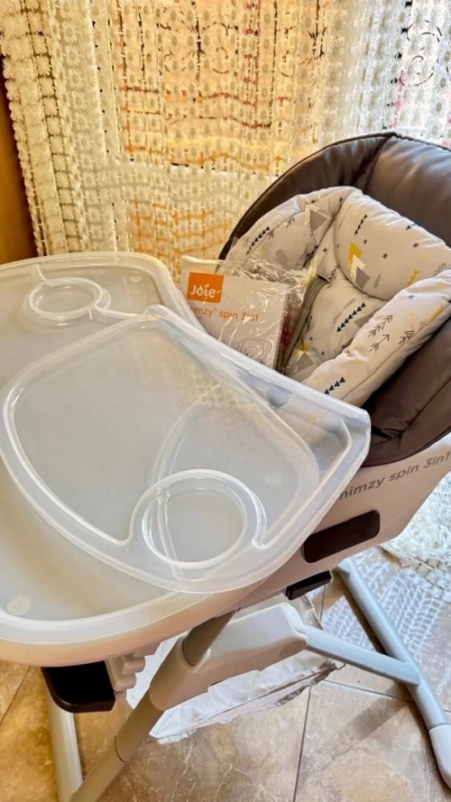 Chaise haute bébé JOIE Mimzy Spin 3in1 Excellent état