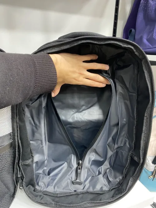 Sac a dos cartable compression sous vide extensible