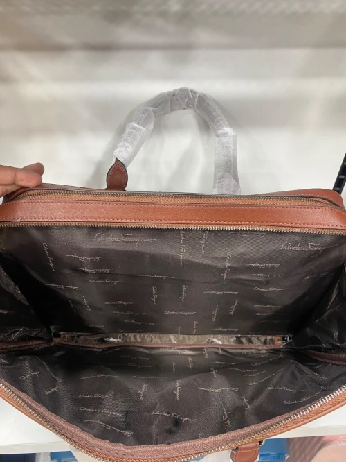 Cartable en cuir véritable