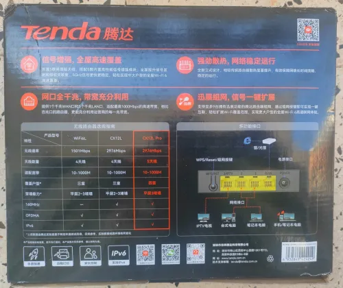 Tenda CX12L PRO ( WIFI 6 AX3000 )