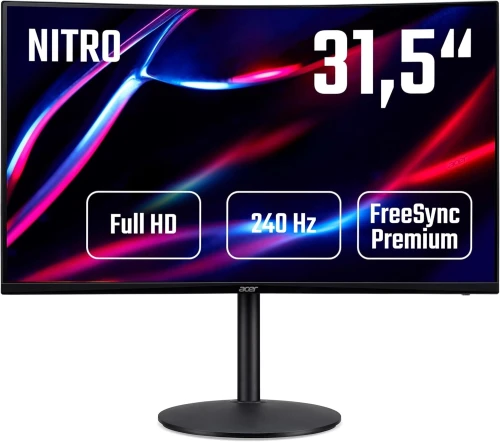 Acer Nitro XZ320QX Moniteur de Gaming Full HD, 240 Hz, 1 ms FreeSync Premium, AdaptiveSync (DP)