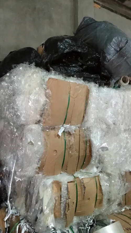Déchets plastiques matière pp