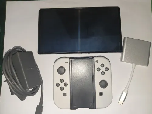 Nintendo Switch Oled Flaché avec Carte mémoire 256 Gb