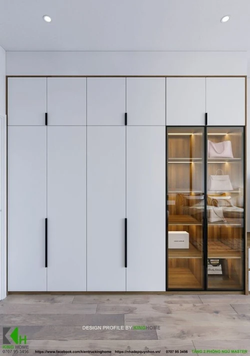 Dressing et placard sur mesure MDF et high gloss