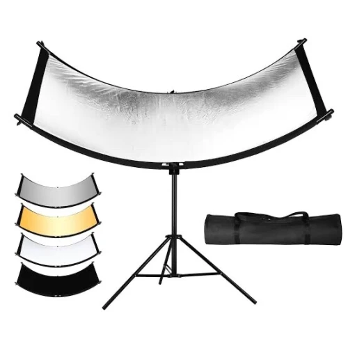 Curved Reflector Studio Photography Light Diffuser