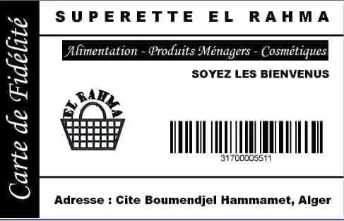 IMPRESSION DE CARTES DE FIDÉLITÉ EN PVC