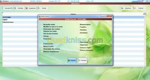 LOGICIEL SUPÉRETTE ET BOUTIQUE