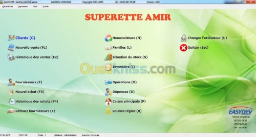 LOGICIEL SUPÉRETTE ET BOUTIQUE