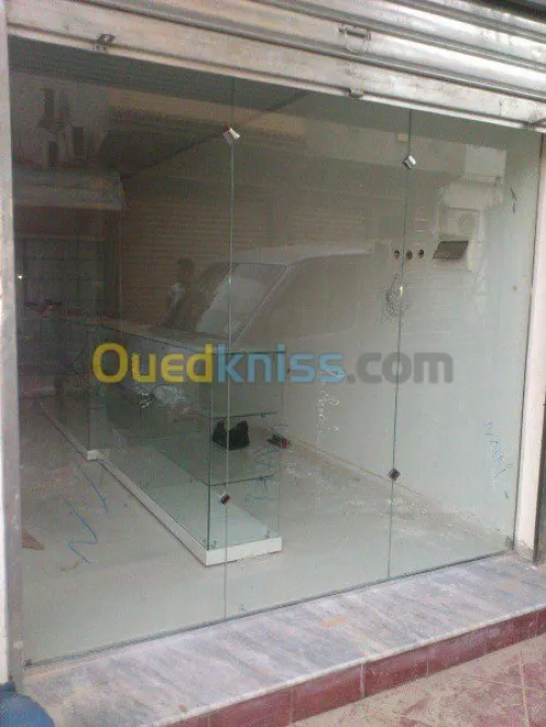 montage de vitrine