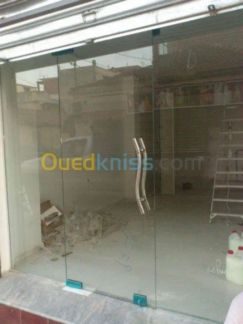 montage de vitrine