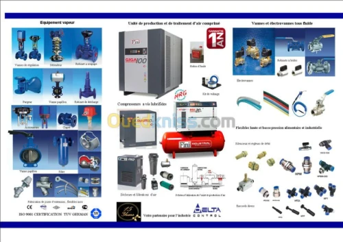 raccords divers pour aircomprimé 