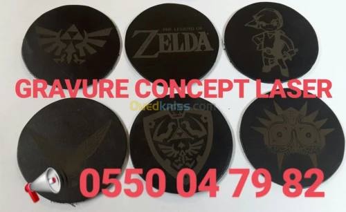  GRAVURE ET DÉCOUPE AU LASER