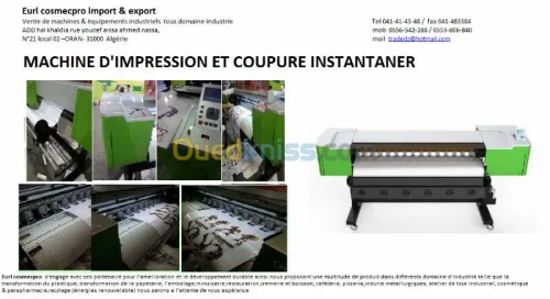 vente machine d'impression-plotair-uv