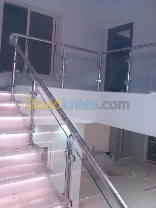 Rampe d' escalier er inox