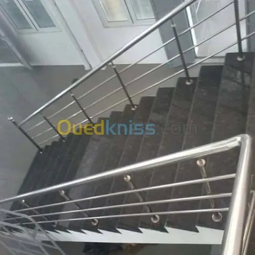 Rampe d' escalier er inox