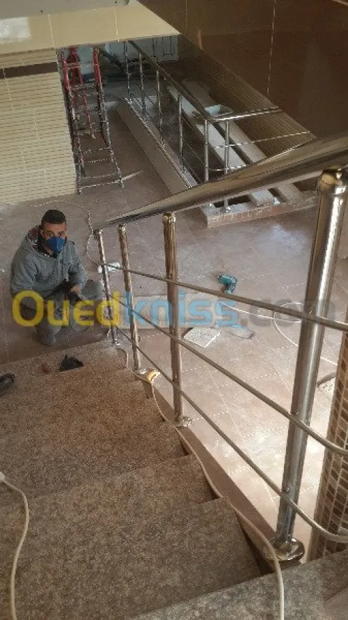 Rampe d' escalier er inox