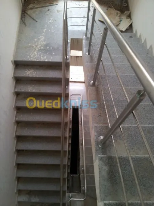 Rampe d' escalier er inox