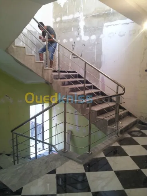 Rampe d' escalier er inox