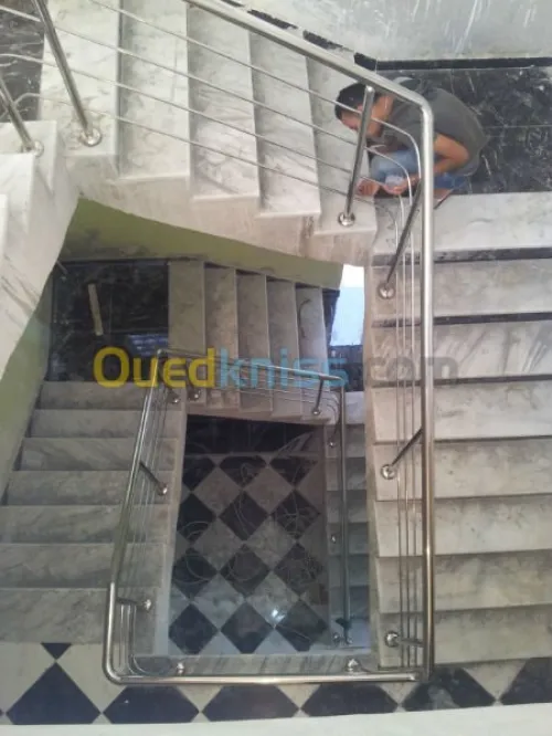 Rampe d' escalier er inox