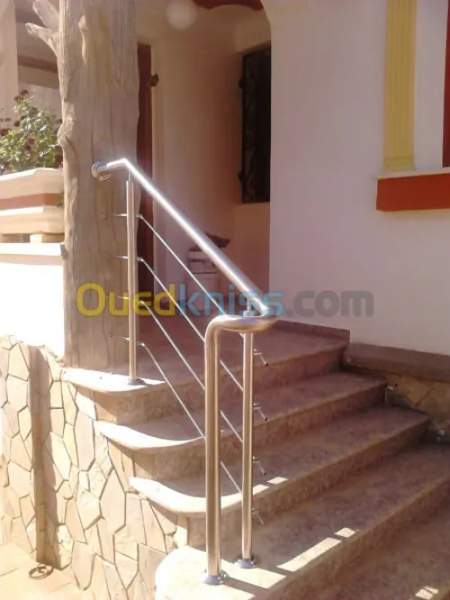 Rampe d' escalier er inox