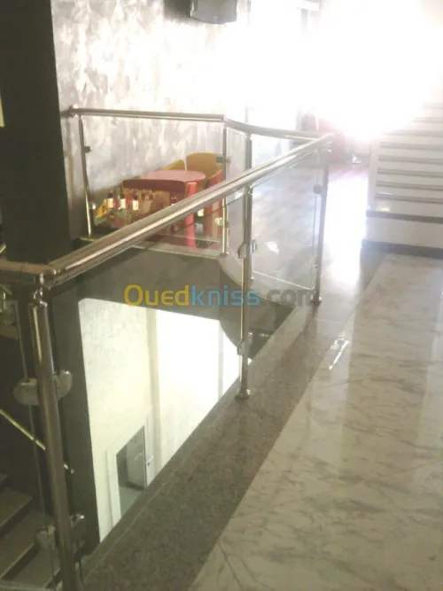 Rampe d' escalier er inox