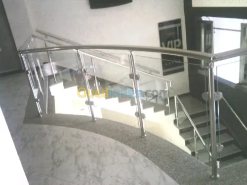 Rampe d' escalier er inox