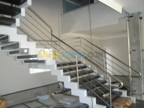 Rampe d' escalier er inox