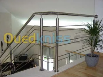 Rampe d' escalier er inox