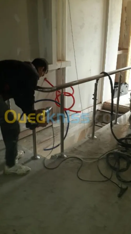 Rampe d' escalier er inox