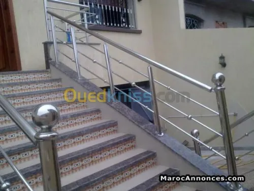 Rampe d' escalier er inox