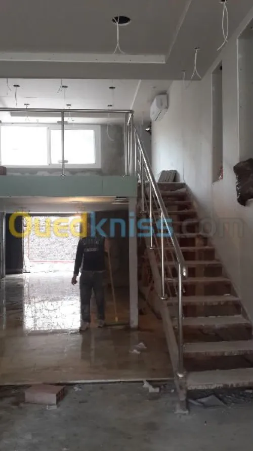 Rampe d' escalier er inox