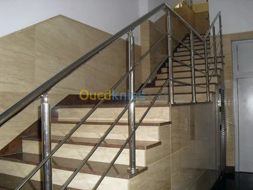 Rampe d' escalier er inox