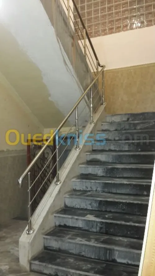 Rampe d' escalier er inox