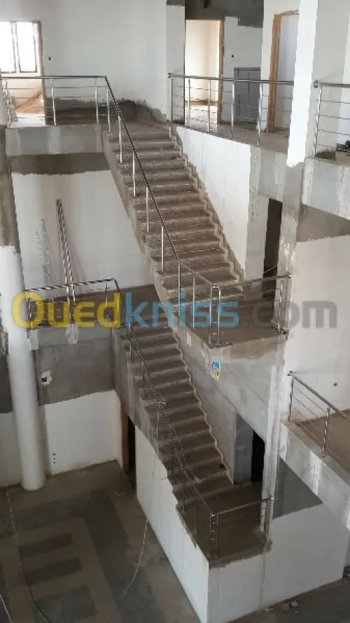 Rampe d' escalier er inox
