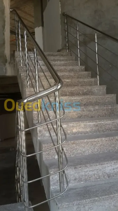 Rampe d' escalier er inox