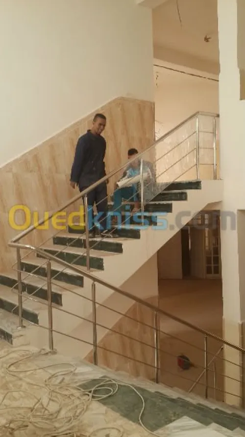 Rampe d' escalier er inox