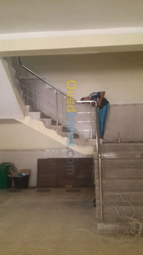 Rampe d' escalier er inox