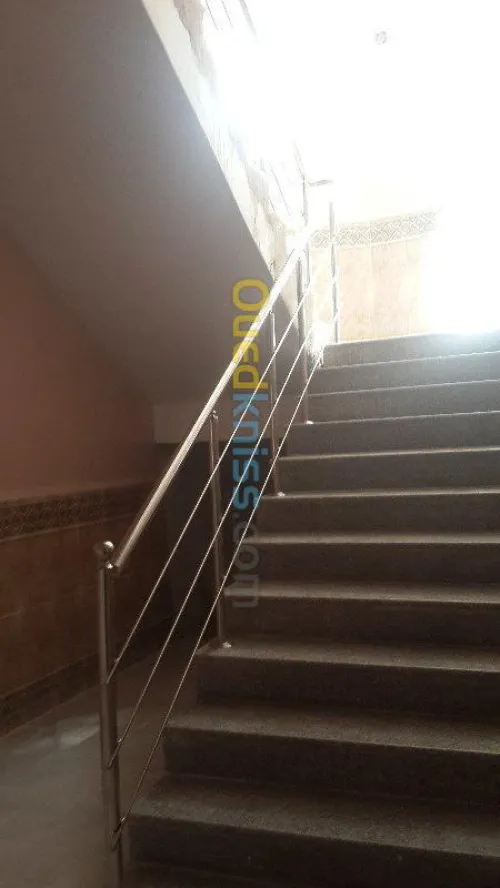 Rampe d' escalier er inox