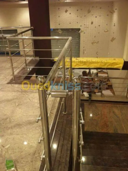 Rampe d' escalier er inox