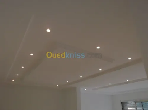 conception f.plafond en platre 